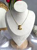 Necklace letter E