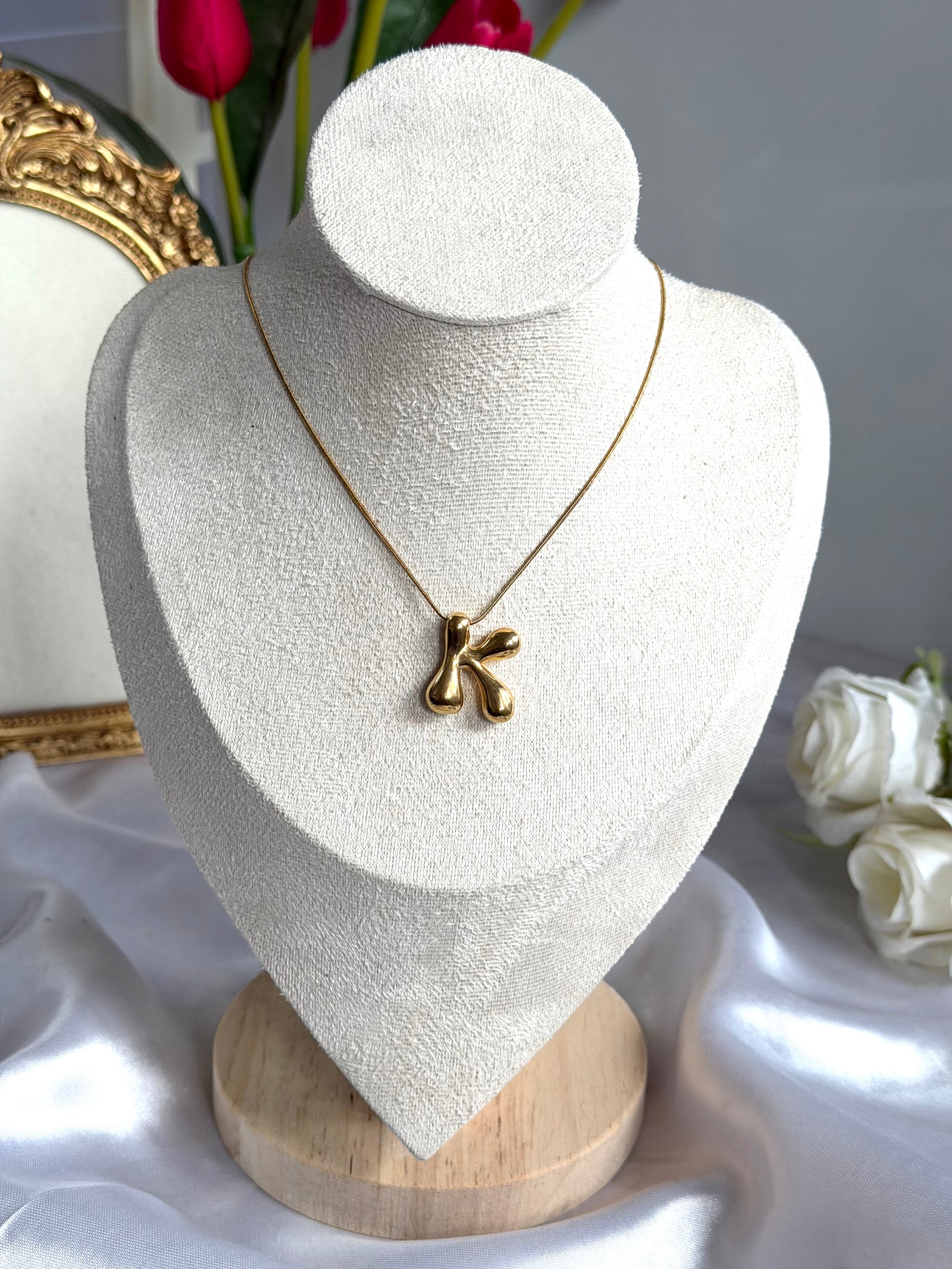Necklace letter K