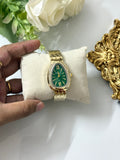 Elegant green watch