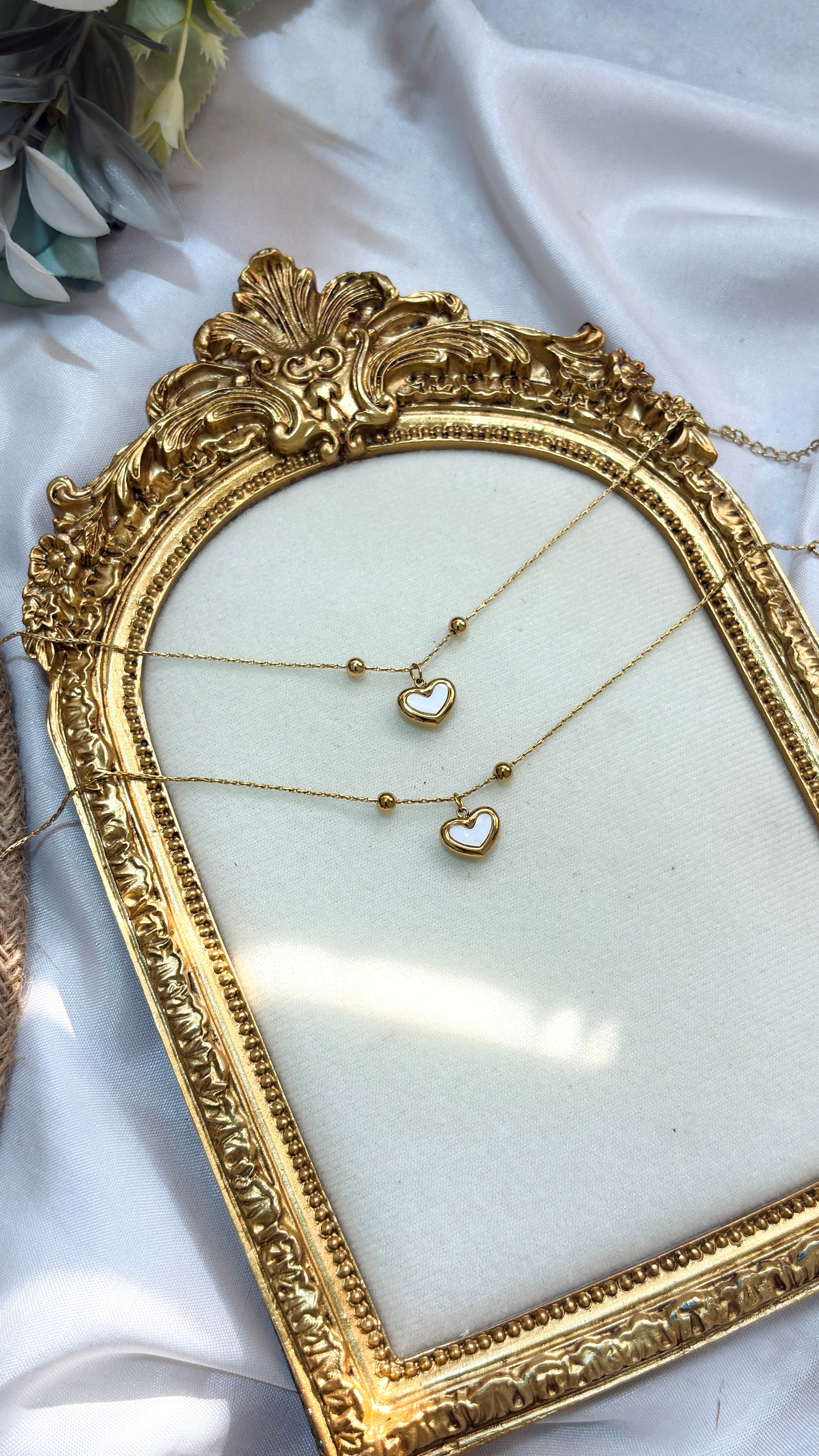 Anti-Tarnish Gold Heart Anklet