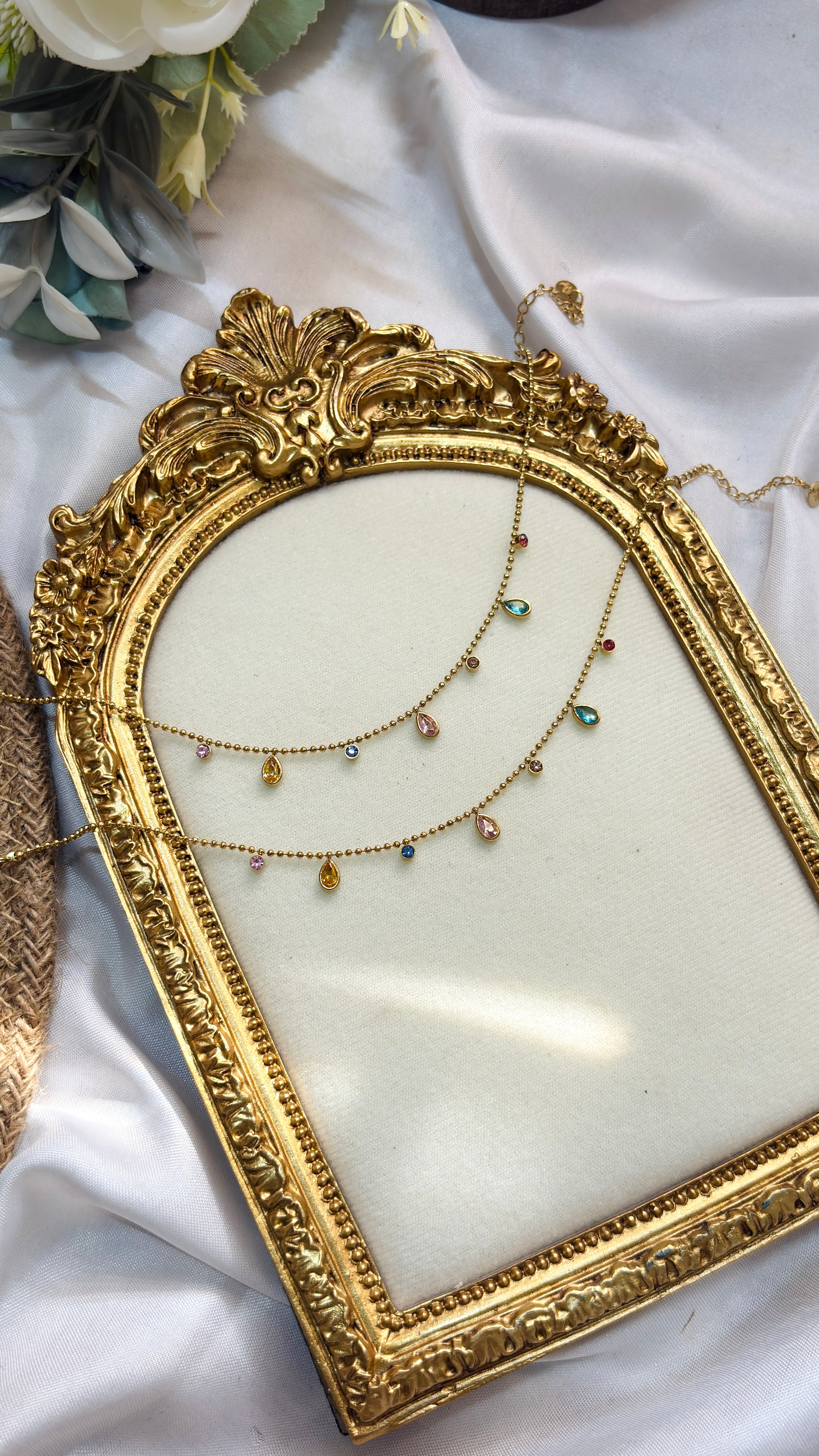 Multicolor Charm Anklet