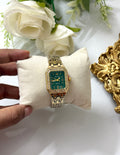 Elegant green watch