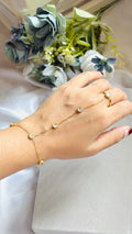 Hand Chain with Simple Stone